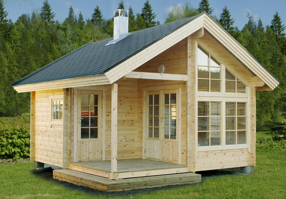 Баня 6х6 из минибруса