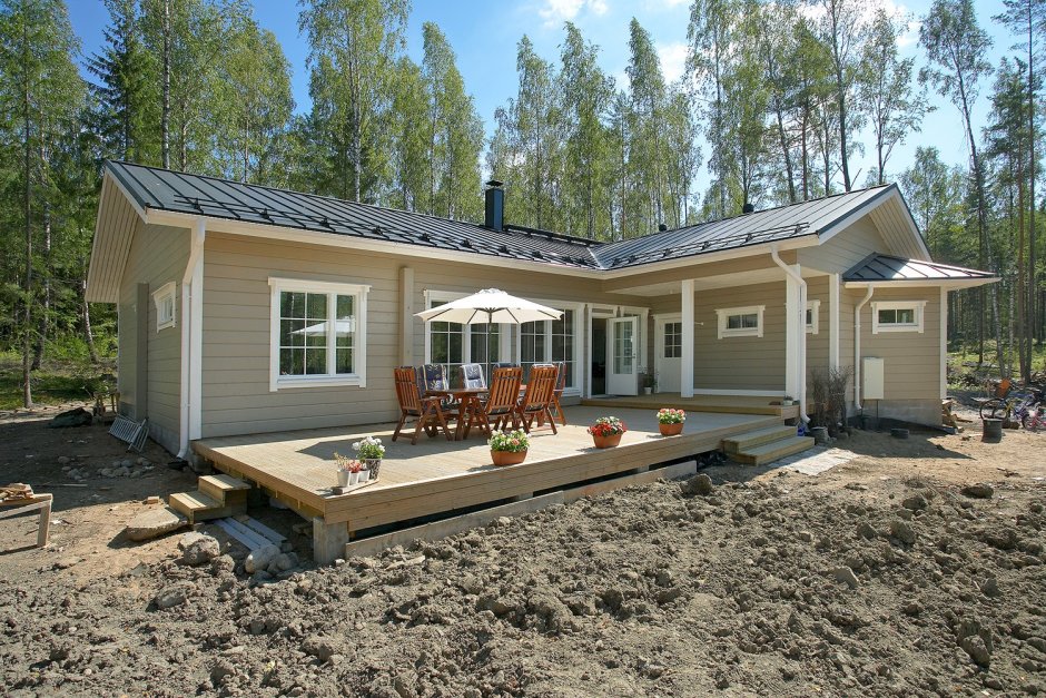 Финские домики одноэтажные