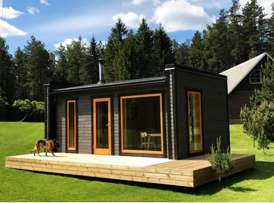 Современная баня