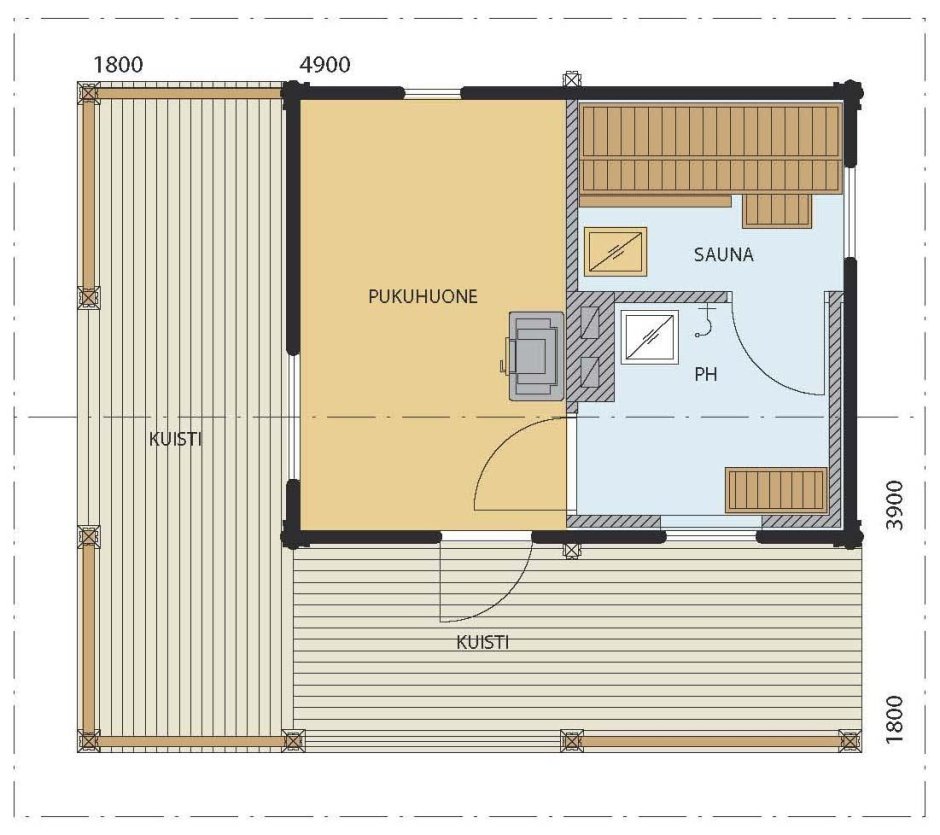 Финские бани проекты