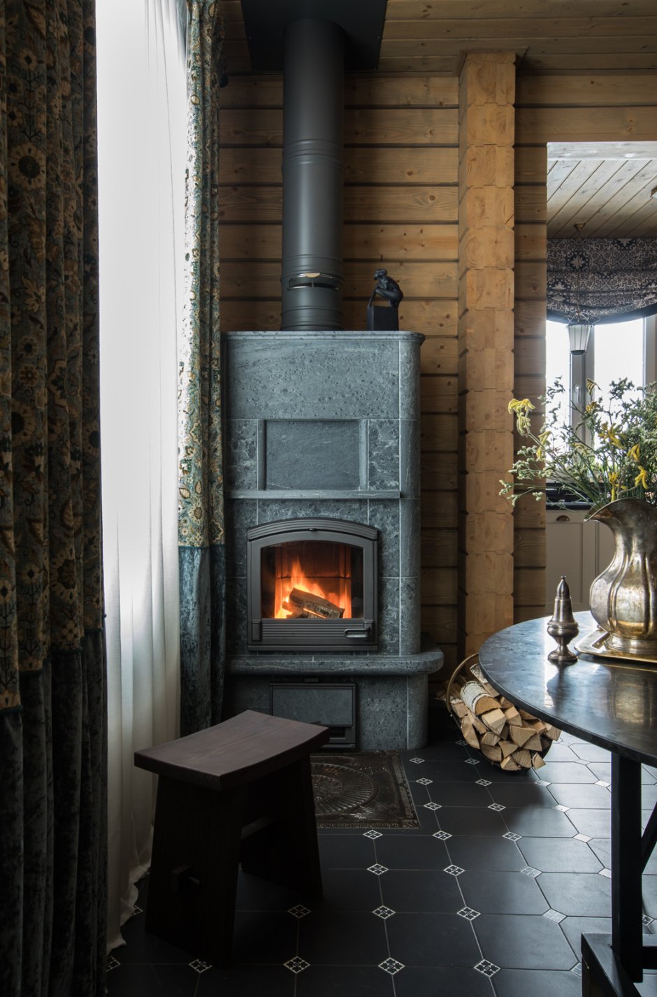 Камины Туликиви в интерьере