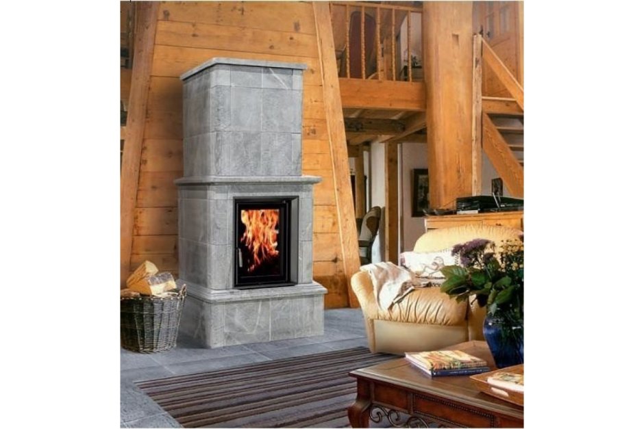 Печь из талькомагнезита теплый камень