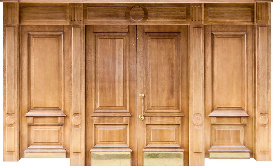 Дверной блок филенчатый