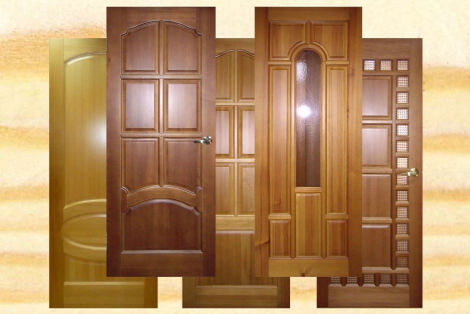 Двери филенчатые межкомнатные деревянные