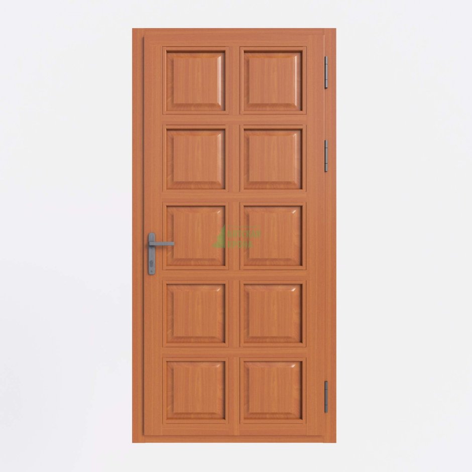 Филенчатая дверь толстая