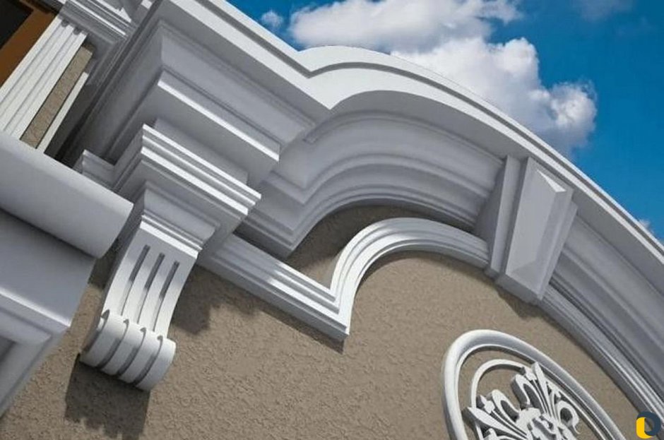 Декор из пенопласта для фасада