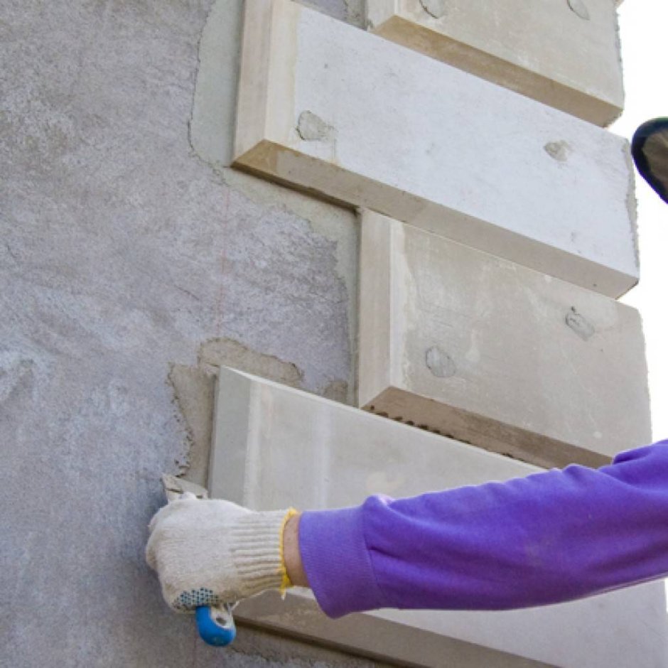 Фасад из пенополистирола