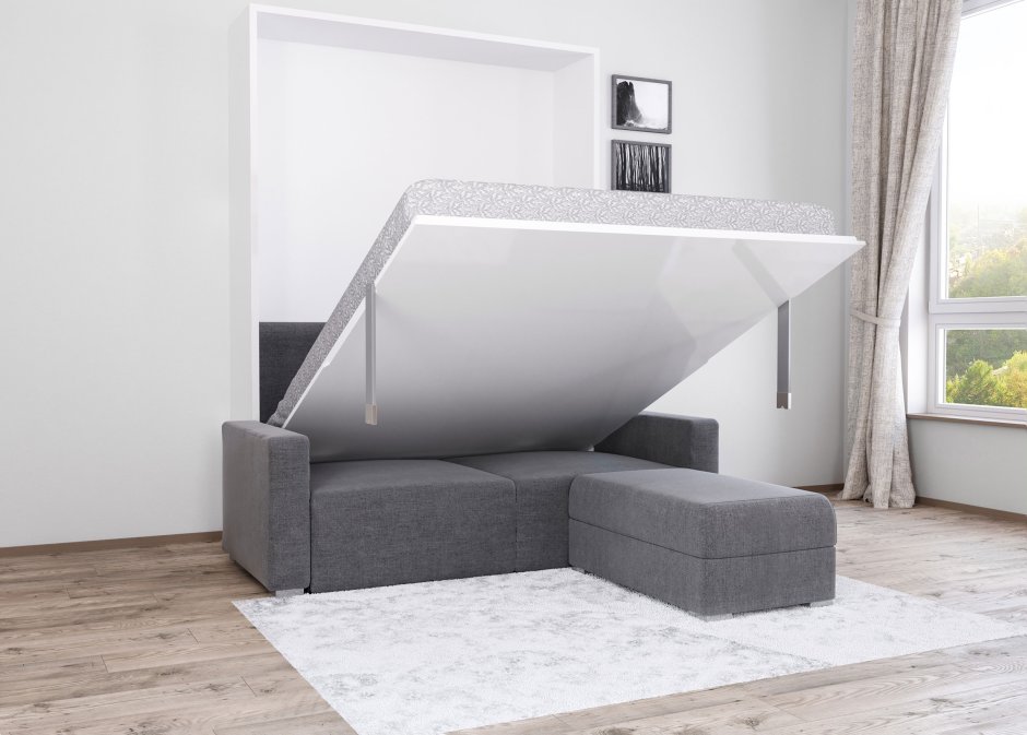 Кровать Мерфи с диваном