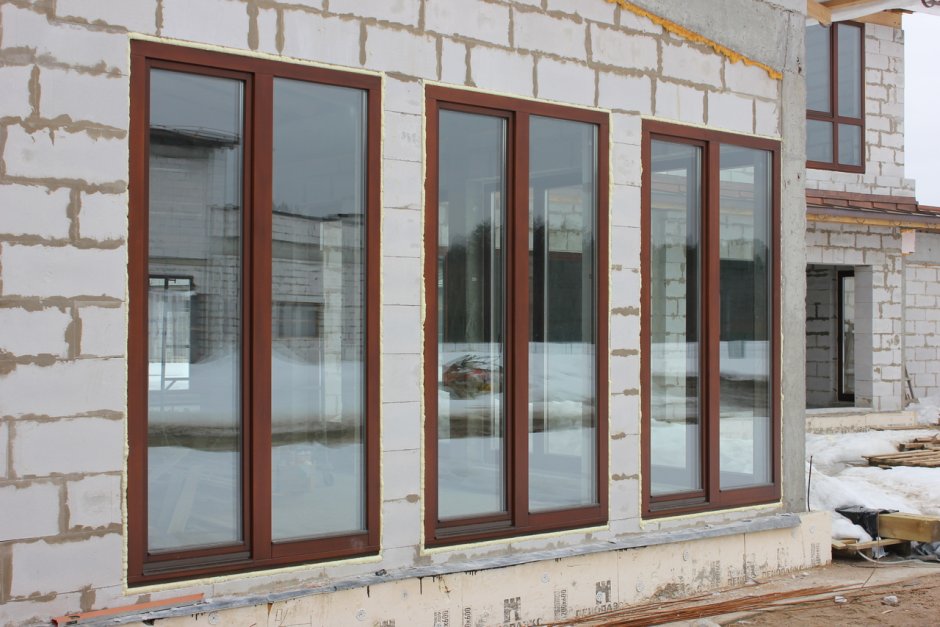 Окна ПВХ вид с улицы