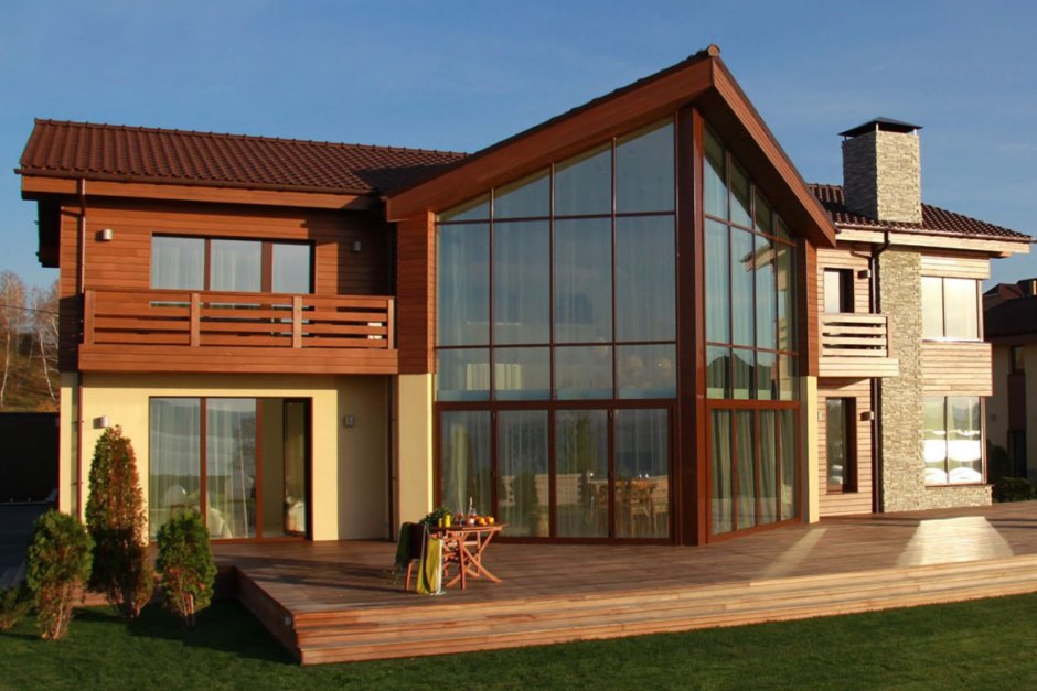 Остекление коттеджей