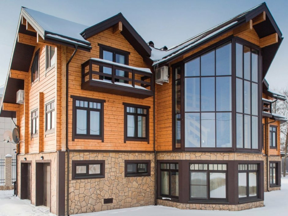 Остекление загородного дома