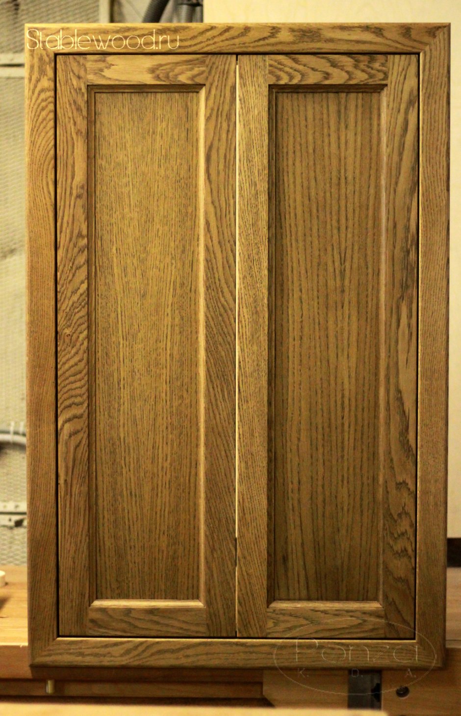 Фасады из массива дуба