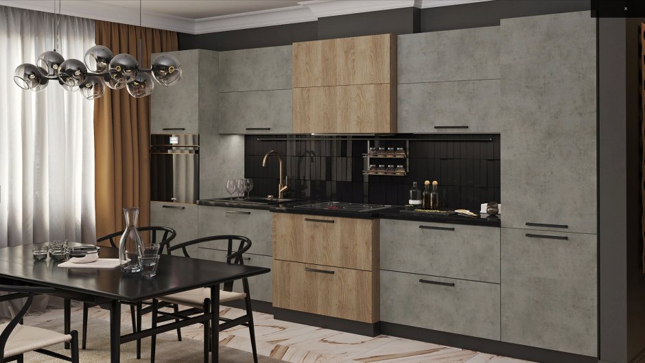 Кухня фасады ЛДСП Эггер