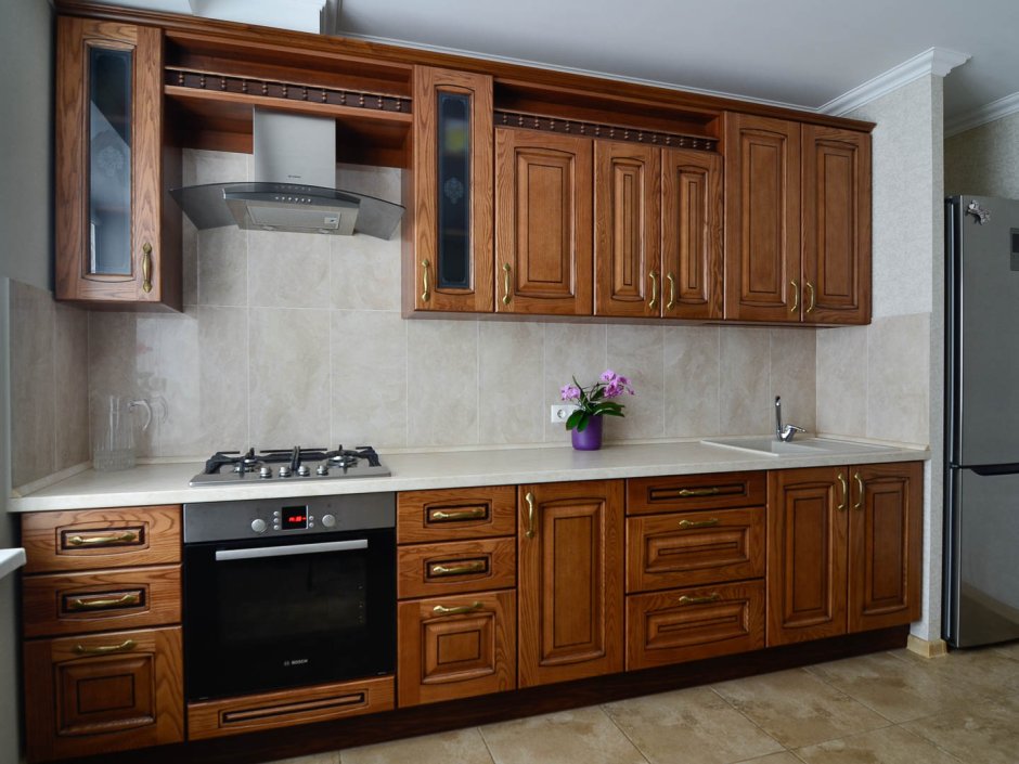 Кухни Зов массив дуба классика