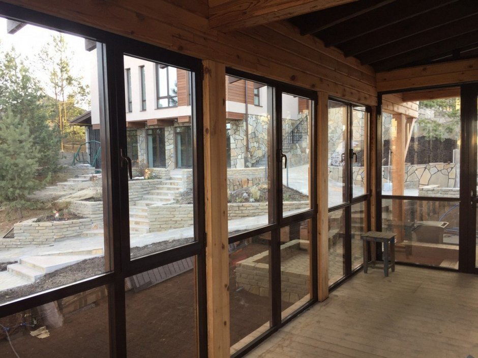 Окна КБЕ остекление террасы