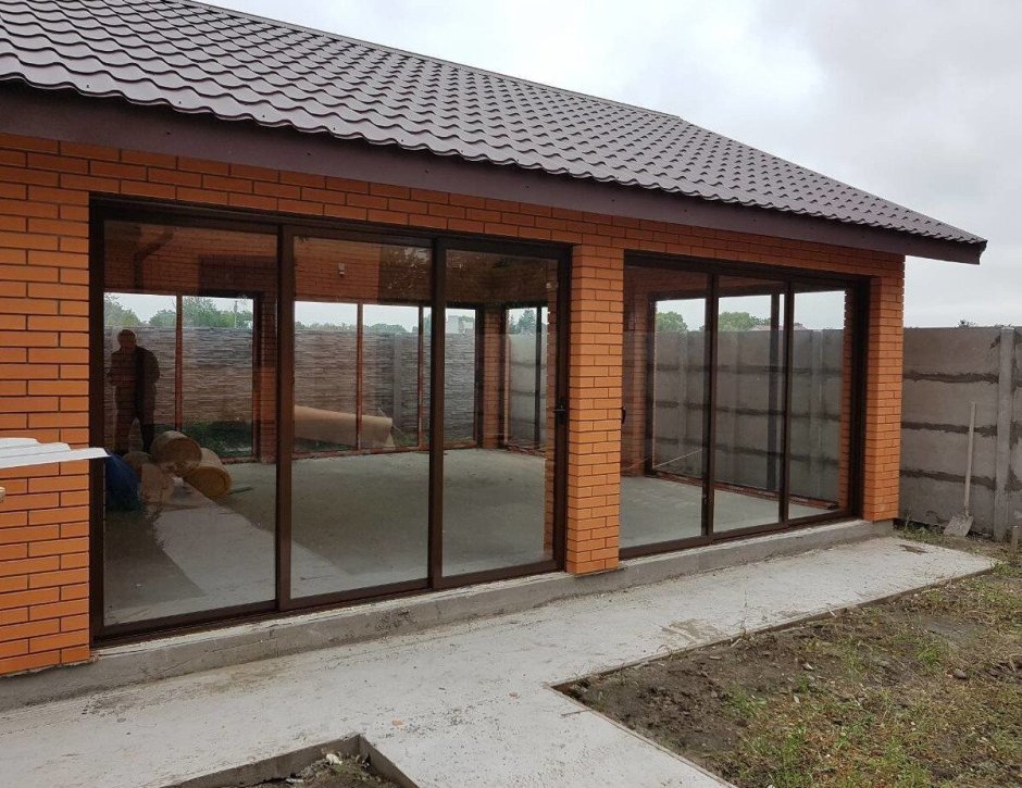 Алютех 100 остекление террасы