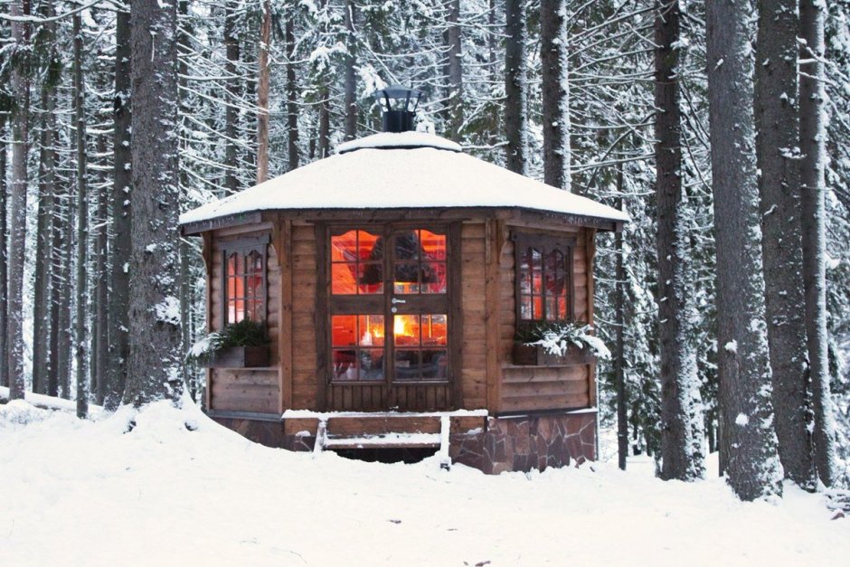 Теплая беседка