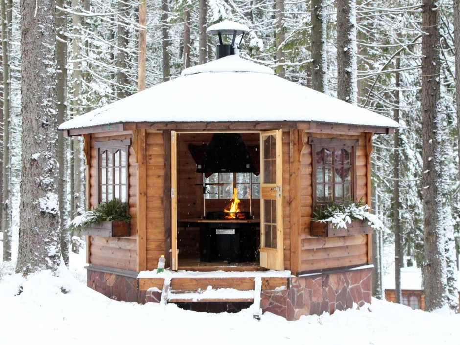 Зимняя беседка