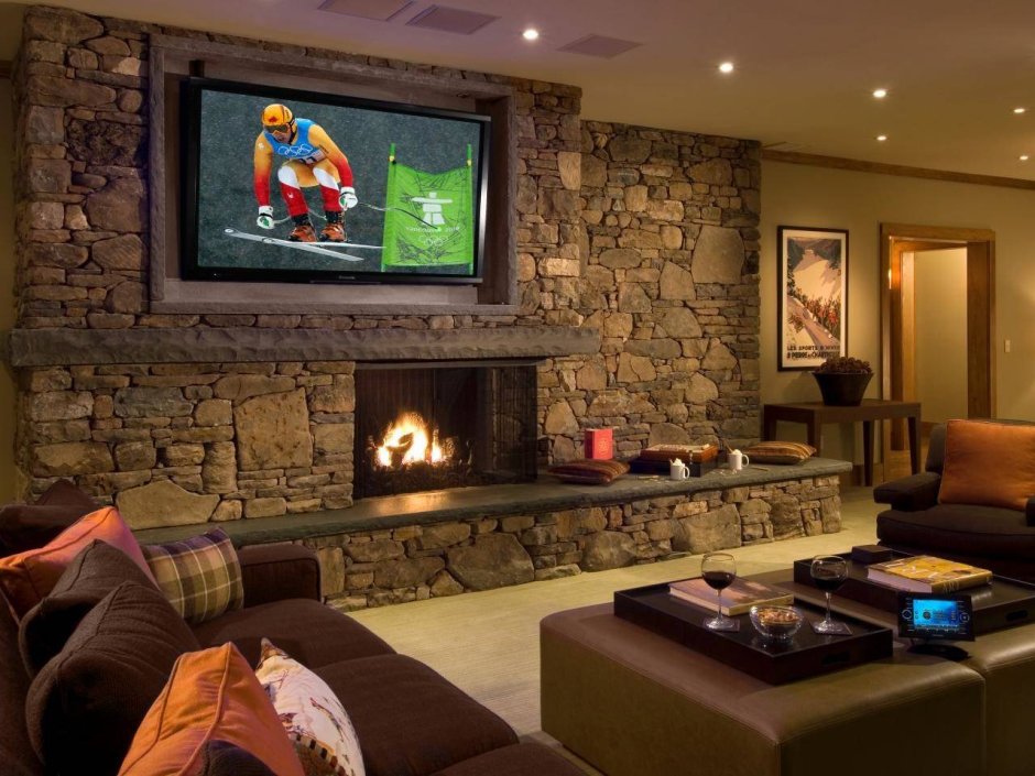 Камень в интерьере