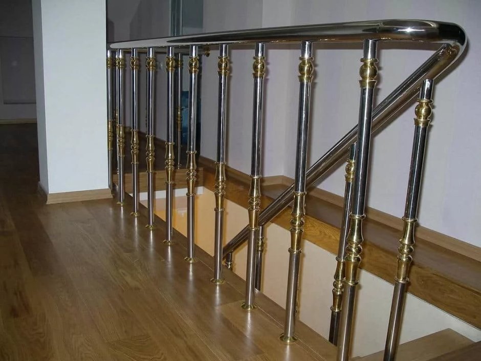 Перила для лестницы из нержавейки