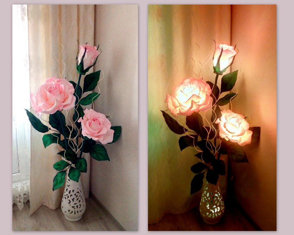Светильник цветок