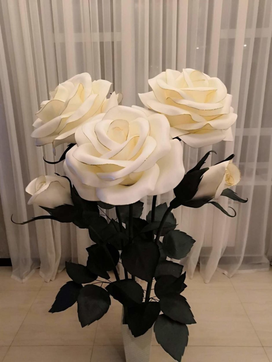 Букет цветов из изолона