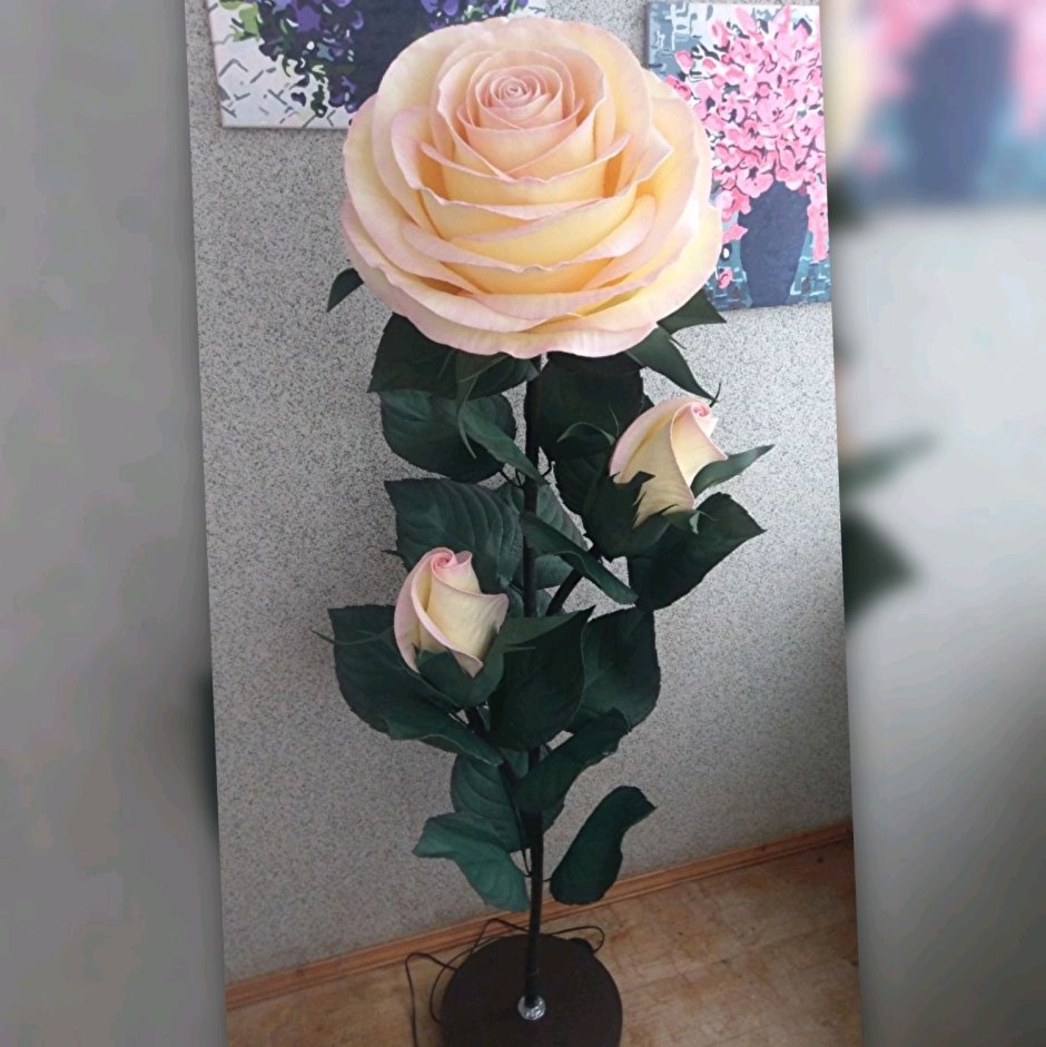 Светильник напольный цветок