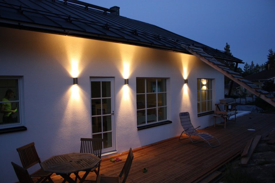 Диодные светильники на веранду