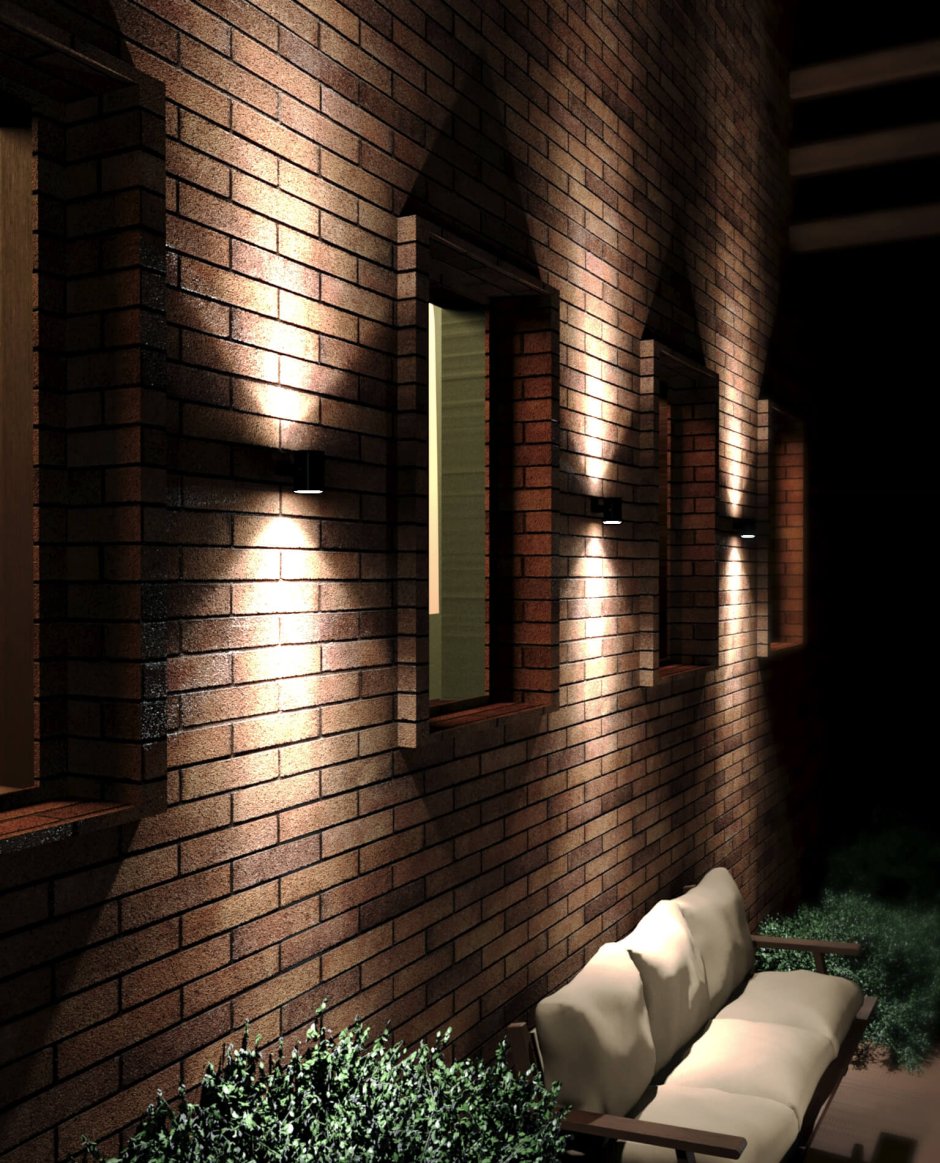 Светильник фасадный двухсторонний