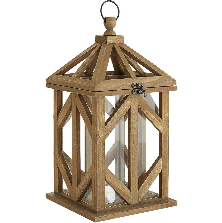 Декоративный фонарь из дерева