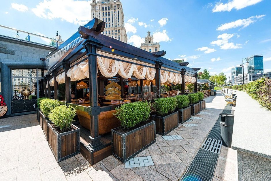 Ресторан Матрешка летняя веранда