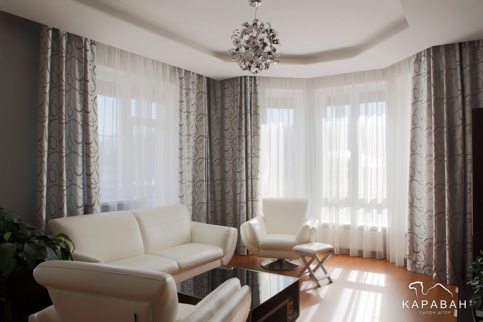 Шторы в маленький зал