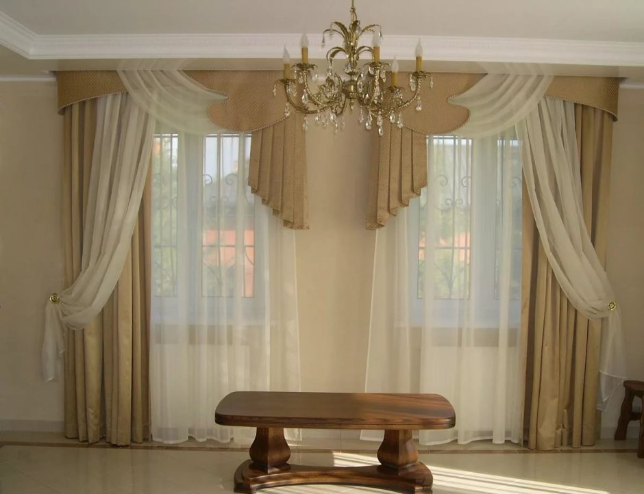 Шторы на окна в гостиную