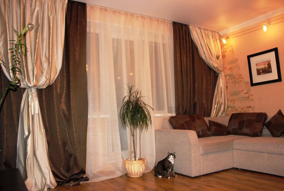 Нужны красивые ночные шторы в зал