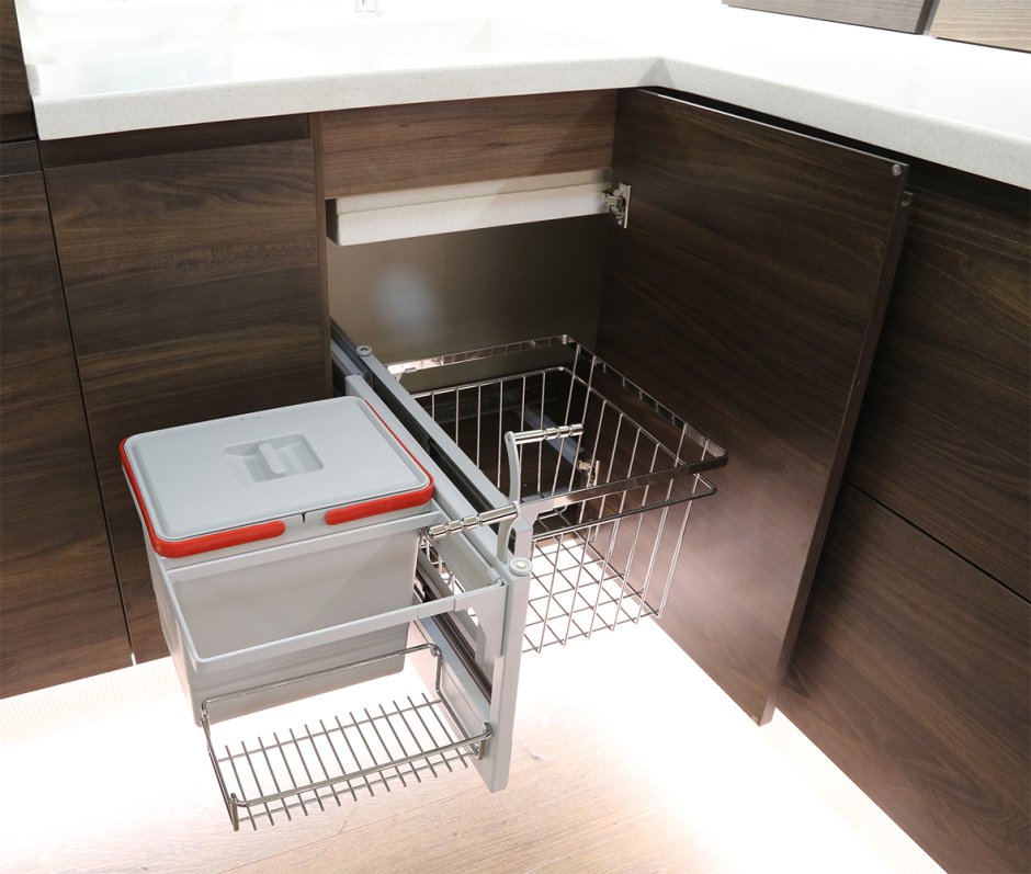 Kessebohmer 0051250102 корзина под мойку малая Титан