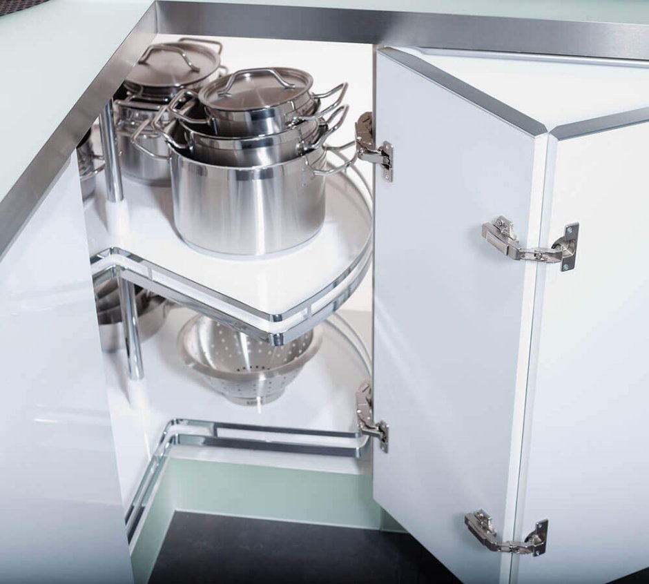 Поворотная Карусель 1/2 Kessebohmer хром