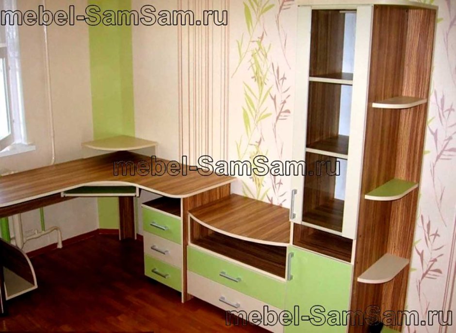 Детский угловой гарнитур со столом