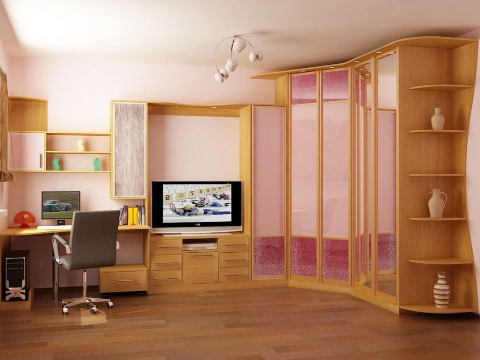 Стенки в комнату