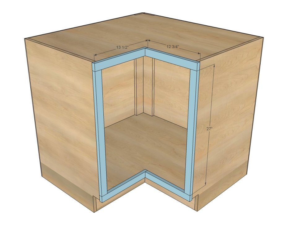 Угловой шкаф из фанеры