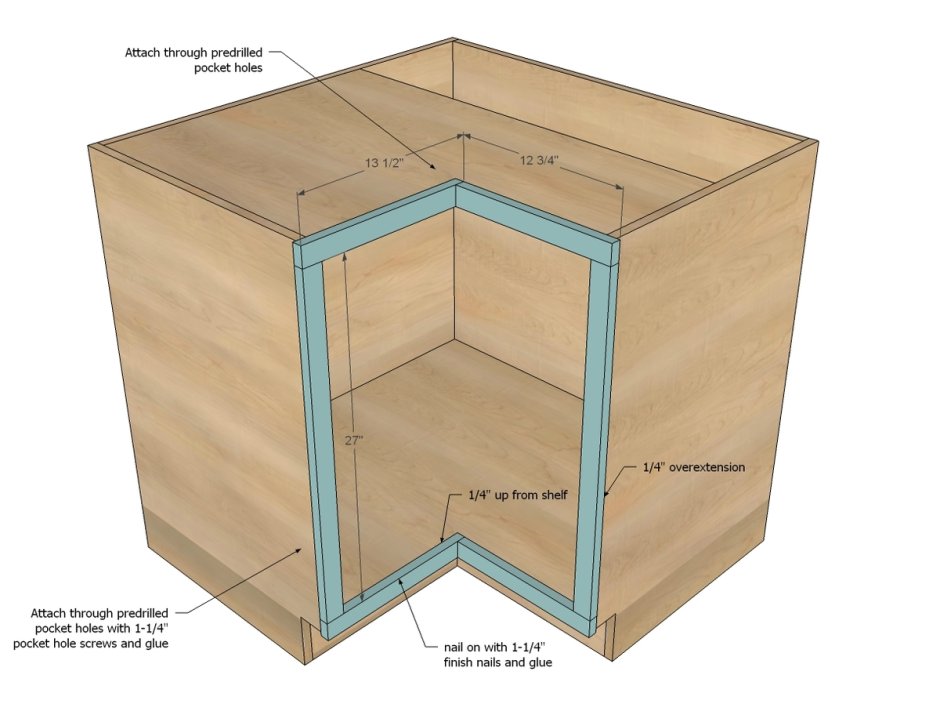 Кухни угловые с коробом сверху