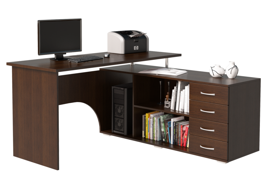 Стол письменно-компьютерный кп12