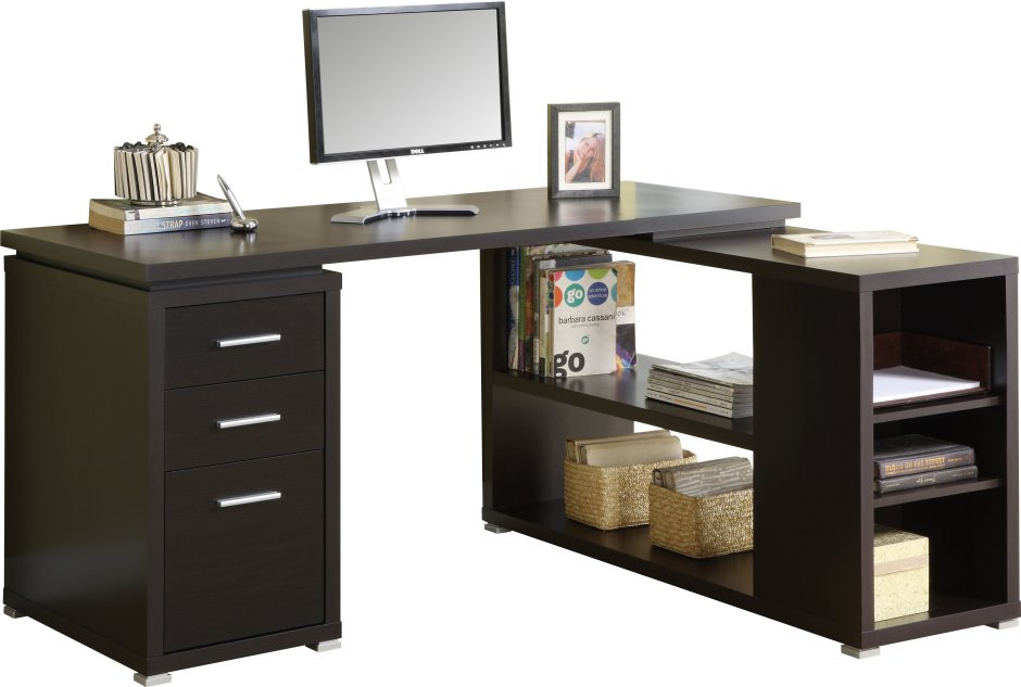 Письменный стол с местом под принтер