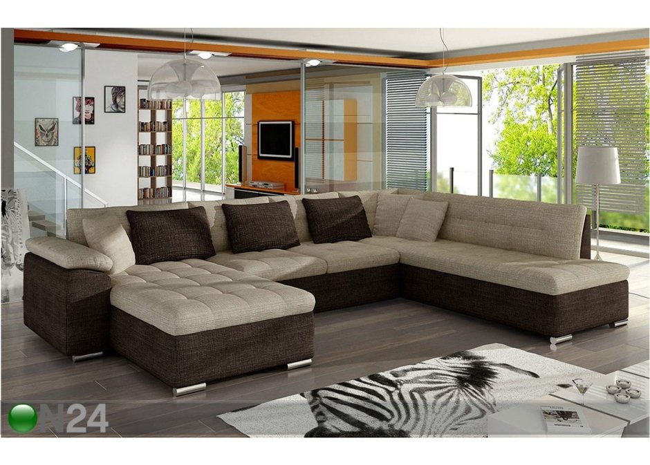 Диван Дисави Дублин серый