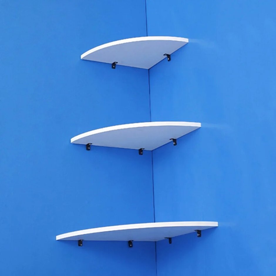 Полки угловые настенные