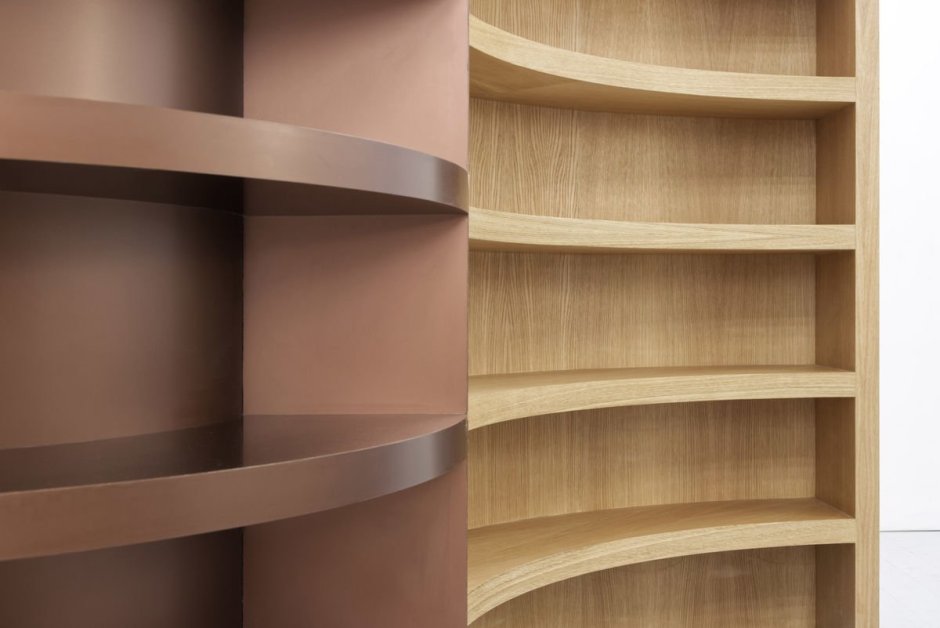 Полки полукруглые угловые