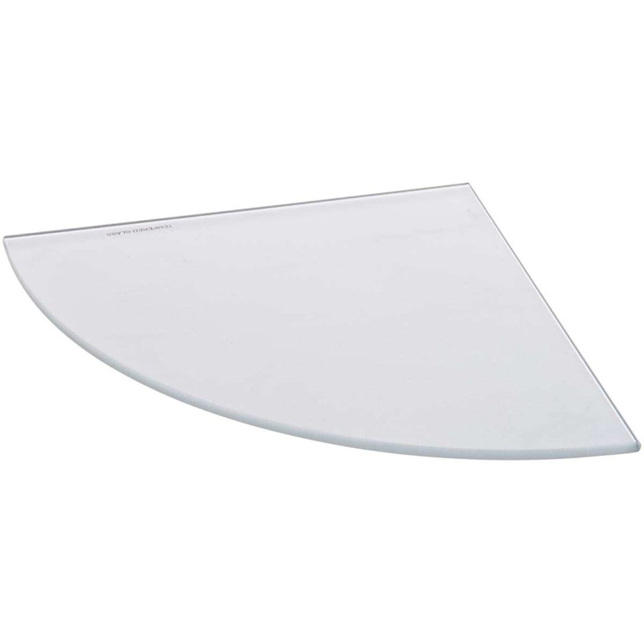 Полка мебельная закруглённая секторальная 350x350x16 мм ЛДСП