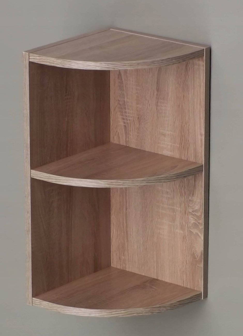 Полка навесная угловая