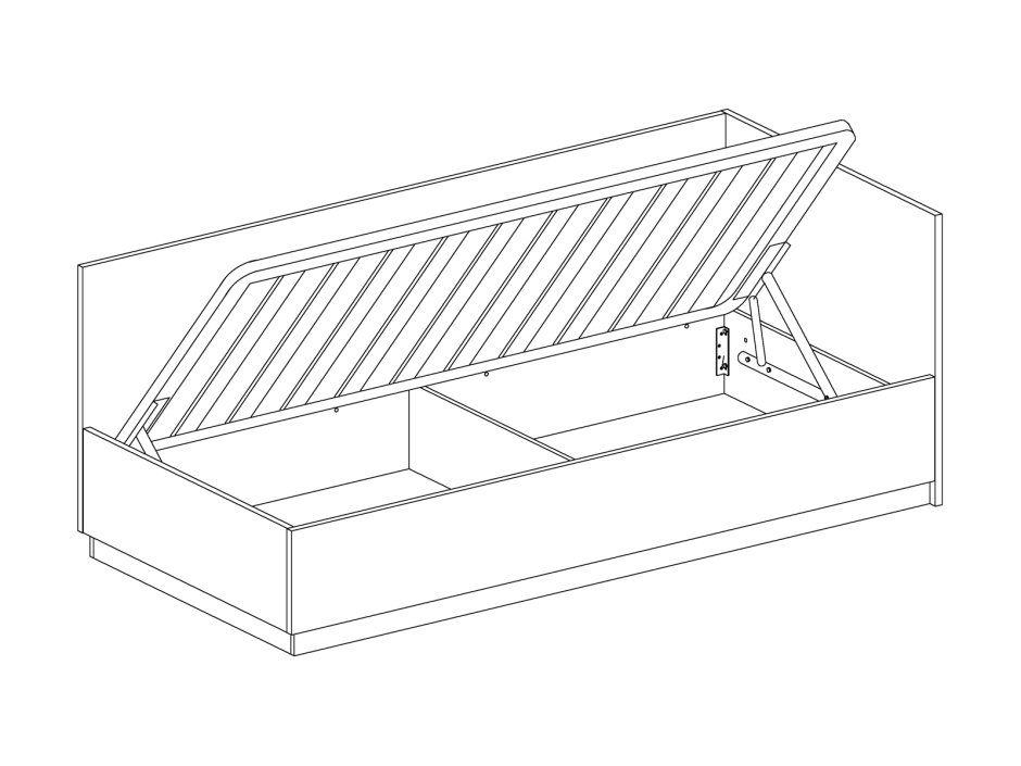 Кровать-кушетка uno от Ogogo