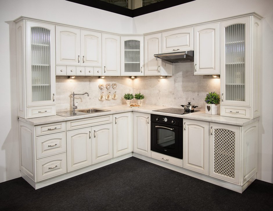 Кухня Джулия МДФ патина