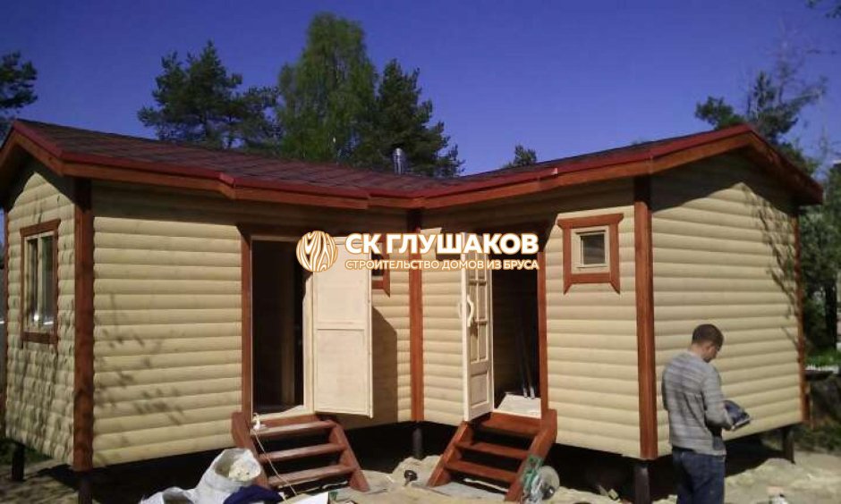 Баня 6х6 каркасная под ключ